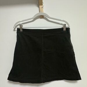 Aritzia Wilfred Forrest Green Mini Skirt Corduroy